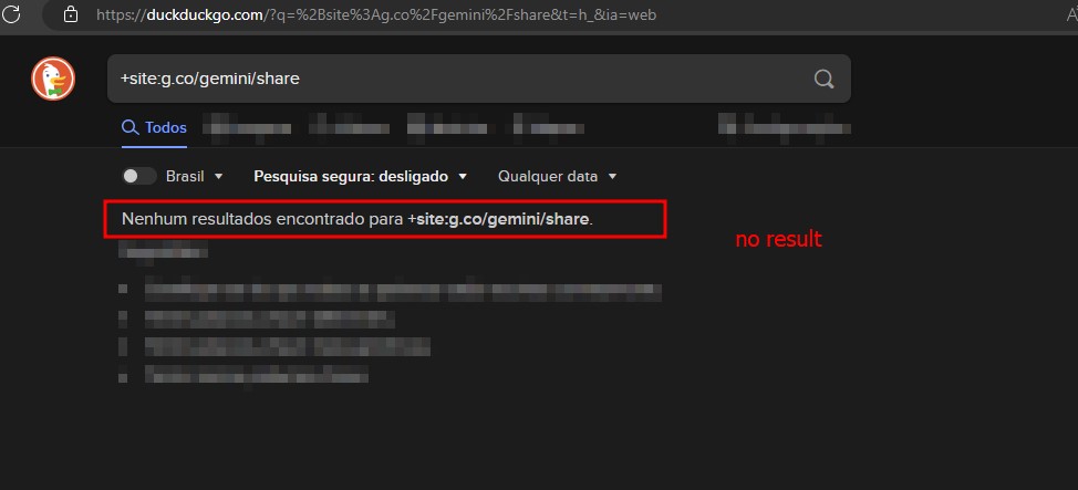 Figura – Utilizando o DuckDuckGo